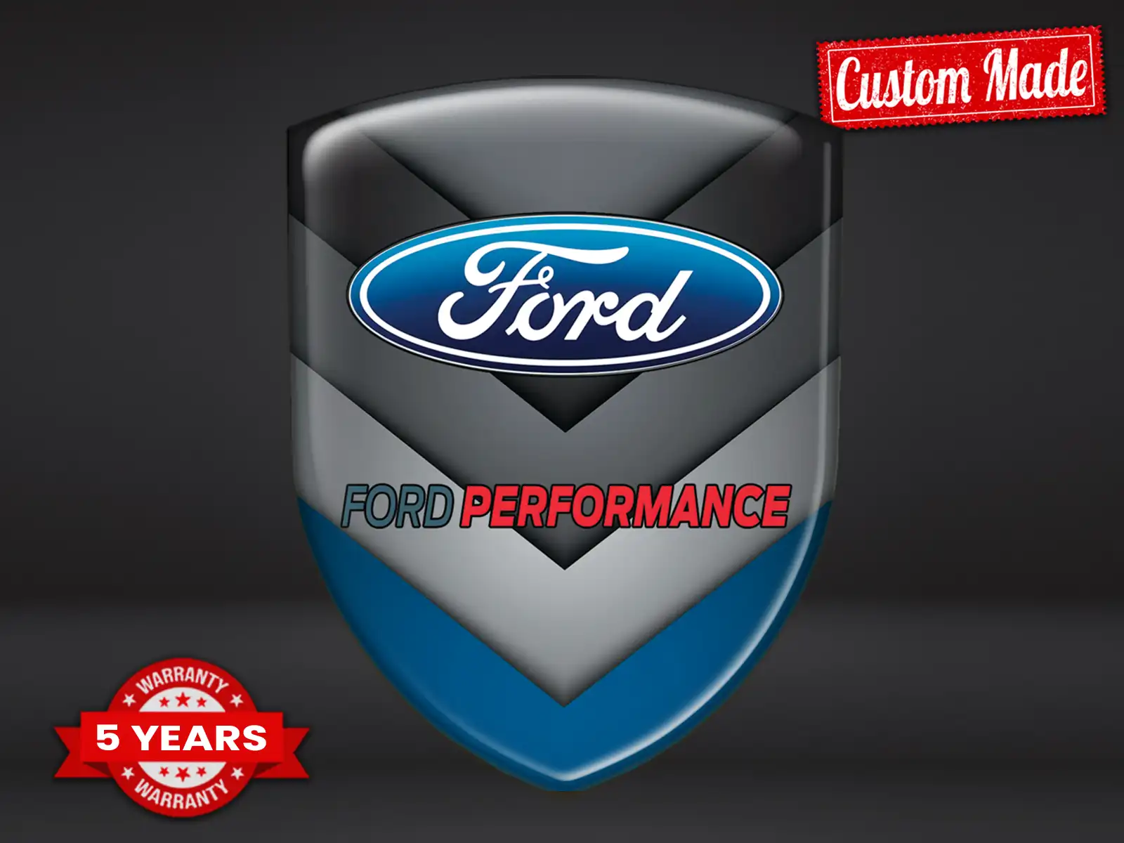 Ford Emblemas Relieve Auto Pro Máximo Duradero Estilo Moderno